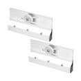 thumbnail image 2 of GROWTH TANK Support Supérieur de Porte de Douche Sans Cadre à Rouleau, Assemblage Robuste, Aluminium Lisse, 2 Pcs, 2 of 9