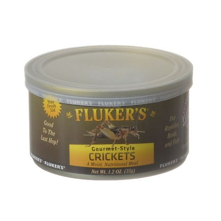 (4 Pack) Fluker's Gourmet Canned Crickets, 1.2 Oz (Best Gutload For Crickets)