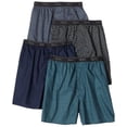 thumbnail image 2 of Hanes Ultimate Men's 4-Pack Classics Woven Printed Boxers, Assorted, Large, 2 of 2