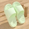 thumbnail image 1 of Zapatillas suaves de EVA para mujer, chanclas planas informales para interior del hogar, zapatillas antideslizantes para baño, zapatos deslizantes de playa para exteriores para hombre, 1 of 7