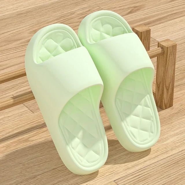 Zapatillas suaves de EVA para mujer, chanclas planas informales para interior del hogar, zapatillas antideslizantes para baño, zapatos deslizantes de playa para exteriores para hombre