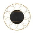 thumbnail image 4 of Kate and Laurel Cori Round Rattan Mirror, Brown 34x34, 4 of 9