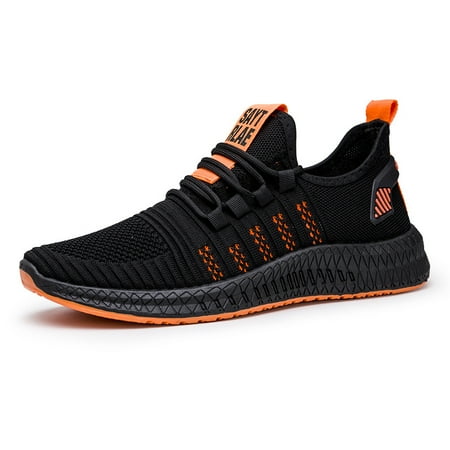 

New spring and autumn men‘s shoes breathable sneaker men‘s mesh shoes non-slip casual running lightweight comfortable flying woven fashion shoes