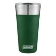 thumbnail image 2 of Coleman Brew Insulated Stainless Steel Tumbler, 20oz, Heritage Green, 2 of 10