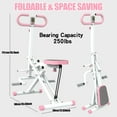 thumbnail image 5 of Squat Machine for Home, Assist Trainer for Glutes Workout Foldable with Resistance Bands, for Botty Glutes Butt Thighs, Ab Back/Leg Press Hip Thrust for Home Gym Fitness, 5 of 10