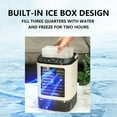 thumbnail image 2 of Portable Tower Fan, Evaporative Air Cooler with Touch Screen, Fan Speed&Spray, 7 RGB Lights,USB Powered,Portable Air Conditioners for Home Office, 2 of 9