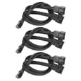 thumbnail image 1 of Cable adaptador de ventilador de 3 piezas Cable de placa base 2 en 1 con cuerda trenzada de 4 pines a 4 pines + 3 pines, 1 of 8