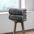 thumbnail image 3 of Nvzi 4 Pcs Washcloths, Grey 75x35cm- Cotton Soft Absorbent Towels for Bathroom Set, Ideal for Daily Cleansing, 3 of 4