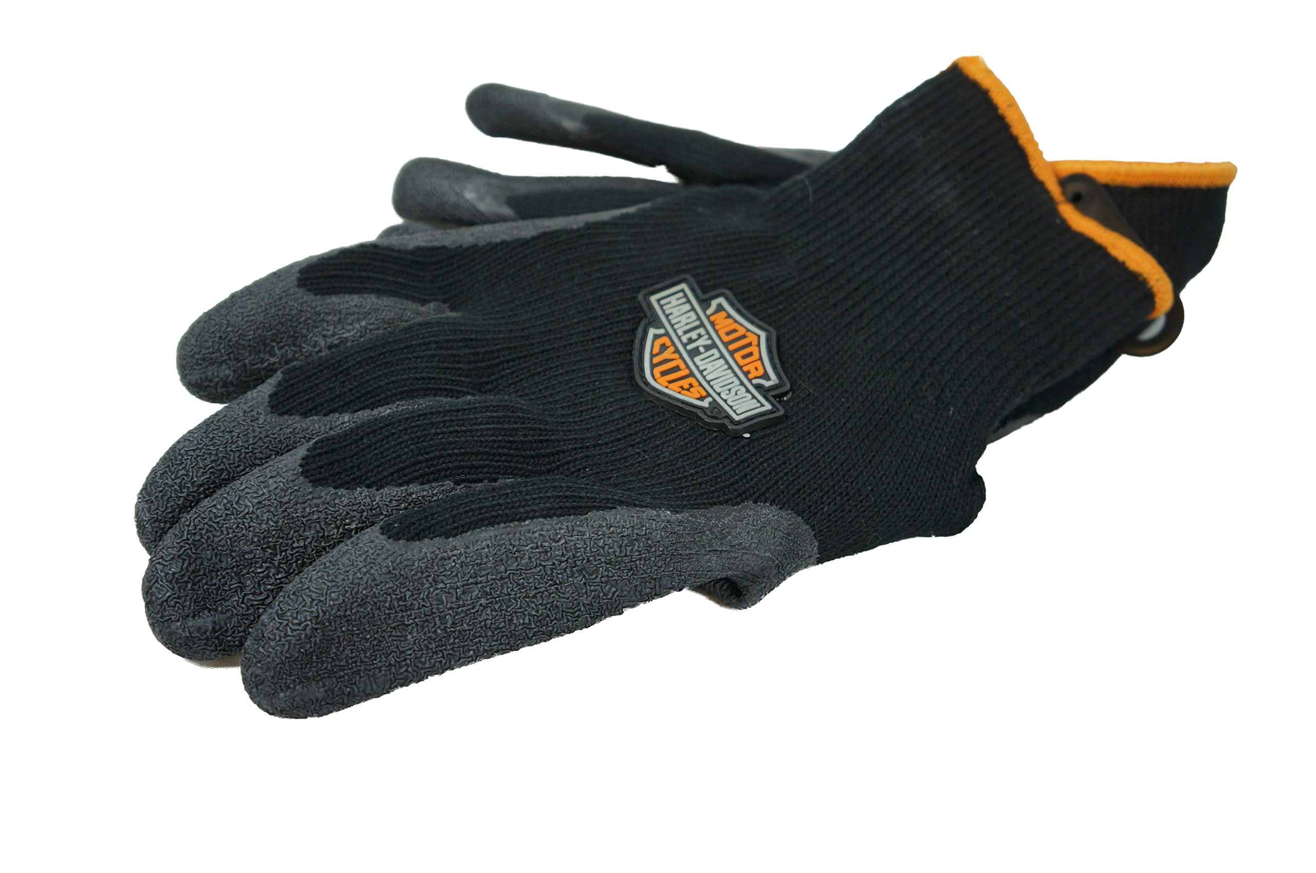 NEW Harley Davidson Rubber Coated Knit Grip Gloves Riders Winter Size Large 
