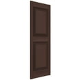 thumbnail image 5 of Ekena Millwork 14 3/4"W x 31"H Mid-America Vinyl, Standard Size Williamsburg Double Panel Shutters, w/Installation Shutter-Lok's & Matching Screws (Per Pair), 009 - Federal Brown, 5 of 14
