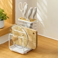 thumbnail image 3 of fashionsho idealhome2016 Pot Pan Tapa Organizador Cubiertos Múltiples Ranuras para Blanco, 3 of 8