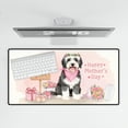 thumbnail image 4 of Happy Mother's Day Old English Sheepdog Love Dog Mom Heart Flower Desk Mat Full Keyboard Mouse Pad Dog Lover Large Mousepad - 12004, 4 of 5