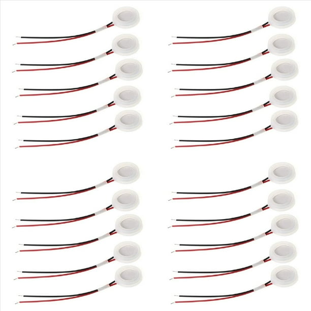 20 Piezas 16 mm 1,7 MHz Ultrasónico Fabricante de Niebla Transductor Humidificador Piezas Cabezal de Pulverización