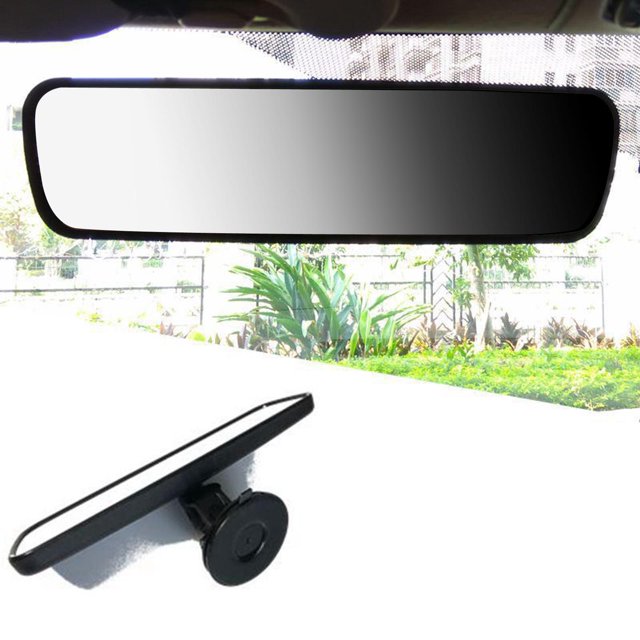 espejo Ventosa Interior del coche Espejo Accesorios ajustables Reemplazar piezas para gris negro Sharpla espejo