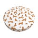 thumbnail image 1 of Disketp Labrador Retriever Dog Funda Redonda para Taburete, Funda de Cojín para Silla de Bar Suave y Elástica-12 inch, 1 of 7