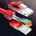 thumbnail image 7 of Cat 6 Ethernet Cable 75 Ft, 100% Pure Copper, Cat6 Cable LAN Cable, Internet Cable, Patch Cable and Network Cable - UTP (Red) 75 Feet, 7 of 7