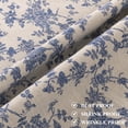thumbnail image 2 of MeyJey 60”x84” Tablecloths for Rectangle Tables, Waterproof Linen Cotton Farmhouse Table Cloths with Tassel for Kitchen Dining, Blue, 2 of 10