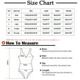 thumbnail image 3 of Women's Basic Solid Bodysuit Turtleneck Leotard Top Long Sleeve Knit Ribbed Jumpsuit Stretchy Romper for Going Out, 3 of 6
