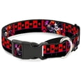 thumbnail image 1 of Buckle-Down "HARLEY QUINN Bomb Poses Suits" Martingale Dog Collar, 1 of 1