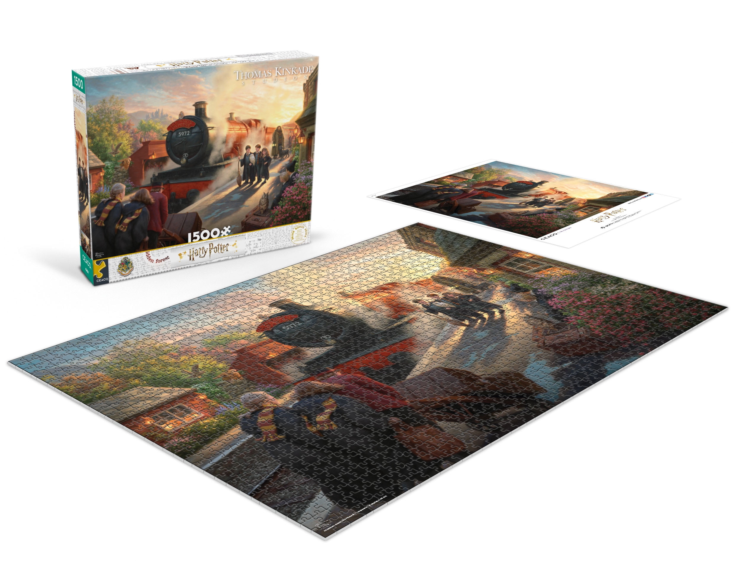 Ceaco Hogwarts Express 1500-Piece Interlocking Jigsaw Puzzle for Adults Ages 14+