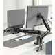 thumbnail image 3 of Base Doble Ergonomica Para Monitor Y Laptop Lab.G, Negro, 3 of 4