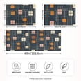 thumbnail image 2 of Yayeee Pillowcase King Size Set of 2 Satin Wrinkle Resistant Pillow Case, Orange Checkered Pattern, 2 of 8