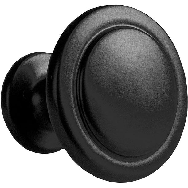 Knobs 25 Pack Kitchen Hardware Round Handles, Black Walmart