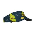 thumbnail image 2 of Kll Sport Sun Visor Hats Ball Caps Empty Top Baseball Sun Cap For Men Women-Avocado In Space, 2 of 8