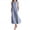 Blue, variant on Sngxgn Women Long Tank Tops Ankle Length Maxi Dress Bodycon Sleeveless Racerback(Navy,M)