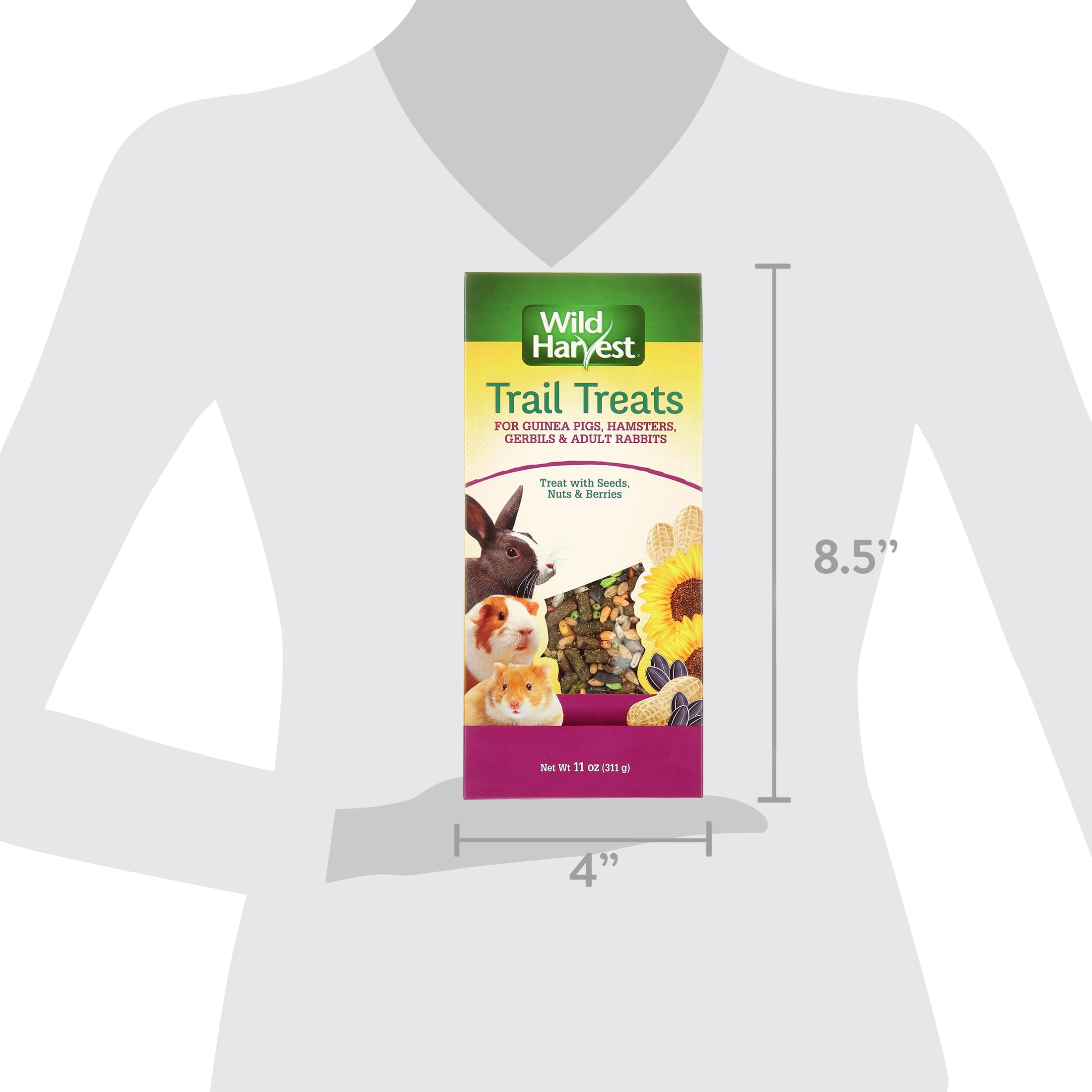 Wild Harvest Trail Treats for Guinea Pigs, Hamsters, Gerbils &Adult Rabbits