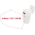 thumbnail image 5 of Alarma inalámbrica para el hogar con sensor de movimiento para usar como alarma de protección contra robos Seguridad para el hogar con 2 controles remotos por infrarrojos / guía de TV del co JFHHH pequeña, 5 of 5