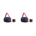 thumbnail image 2 of Toystoory Bolsa de almacenamiento Organizador de compras plegable Bolsa de tela Oxford de gran capacidad Cuerda roja azul marino 2Conjunto, 2 of 6
