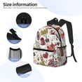 thumbnail image 3 of Yield London Landmark1 Print Backpack for Women Men, Lightweight Casual Travel Daypack, Classic Basic College Backpack, Middle School Bag, 3 of 5