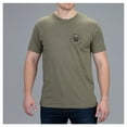 thumbnail image 5 of VORTEX Adult Male Salute Short Sleeve T-Shirt, Color: Military Heather, Size: XL, 5 of 5