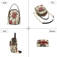 thumbnail image 3 of FORMRS Crossbody Bag for Women Quilted Travel Shoulder Cell Phone Purse with Chain Strap Handbag, Christmas Poinsettia, 3 of 7