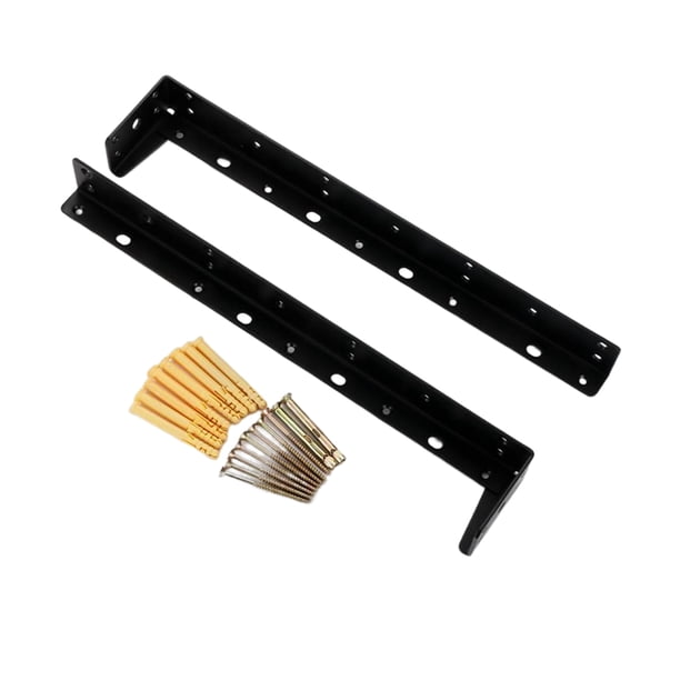 Toystoory Estantes flotantes Soportes de estante de montaje en pared Dureza fuerte A prueba de herrumbre Soporte de estantería resistente Cocina Baño Decoración del hogar 430 mm Toystoory HA077509-03