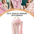 thumbnail image 4 of Eastvita Jewelry Cabinet Featuring a Full-Length Mirror, 4 of 5