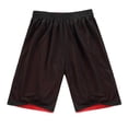thumbnail image 1 of TopTie Men\'s Long Mesh Short 7" Men Shorts, Reversible Basketball Short sDouble sided S-2XL-black/red-L, 1 of 7