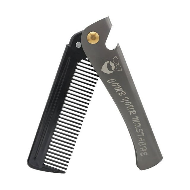 Switchblade Comb, Switchblade Spring Pocket Oil Hair Comb Folding Knife Looking Automatic Push Button Brush
