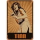 thumbnail image 5 of Placa de Metal Vintage de hierro Wdftyju TINA Singer Rectangular 20x30cm, 5 of 9
