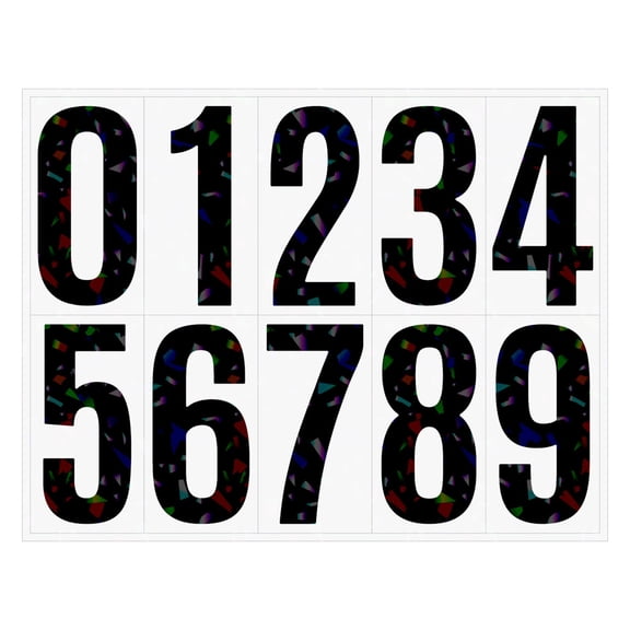 Clearance Stickers under $1,Number Vinyl Label Stickers Adhesive Number Decals Large Mailbox Number Signs Number Labels For Car Home