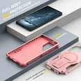 thumbnail image 7 of Dswteny Phone Case for Samsung Galaxy A16 5G/4G Compatible with Magsafe Tempered Glass Screen Protector Cell Cover Stand Rugged Shockproof Heavy Duty Magnetic Protective A 16 16A SM-A166U Women Pink, 7 of 7