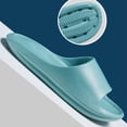 thumbnail image 5 of Slippers for Men Slip-on Flat Heel Non-Slip Slides Shower Shoes Mens Comfortable Lightweight Indoor Bathroom Sandals Outdoor Beach Shoes, 5 of 7