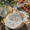 thumbnail image 1 of OULII Cesta Portátil De Plástico Tejida Con Asas Para Picnic Uso Diario Y Almacenaje Marrón, 1 of 6