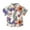 Purple, variant on Mrzhqd T-Shirts For Boys Little & Big Button Down Hawaii Shirts Short Sleeve Tropical Shirt Tops For 2-3 Years