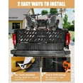 thumbnail image 2 of Lucky Straps Easy-to-Use Heavy Duty Black Tailgate Net for Full Size Truck 60 x 18 inch, 4 Carabiner Hooks, 2 of 6