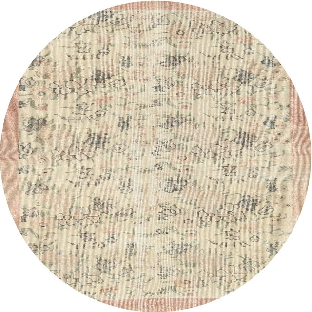 Ahgly Company Tapis d'Intérieur Lavables à la Machine Ronds Contemporains, Ronds de 9'
