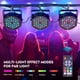 thumbnail image 3 of Luces de escenario ZEMOJ 36 LED RGB DMX Par, paquete de 4, 3 of 8