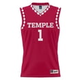 thumbnail image 2 of Unisex GameDay Greats #1 Red Temple Owls Lightweight Men's Basketball Fashion Jersey, 2 of 4