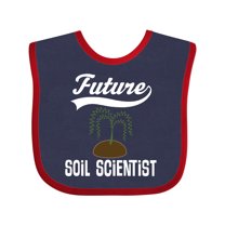 Inktastic Future Soil Scientist Boys or Girls Baby Bib